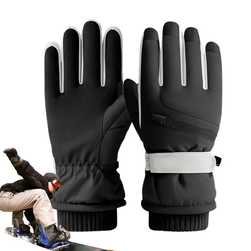 Running Gloves For Men Waterproof Ski Gloves Winter Sports Warm Women's Gloves Driving Gloves For Traveling Climbing Jogging