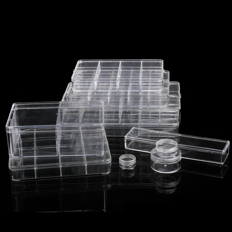 

31 Size Jewelry Box Insect Specimen Collection Display Box Clear PC Storage Box with Buckle Shell Specimen Collection Tool Box