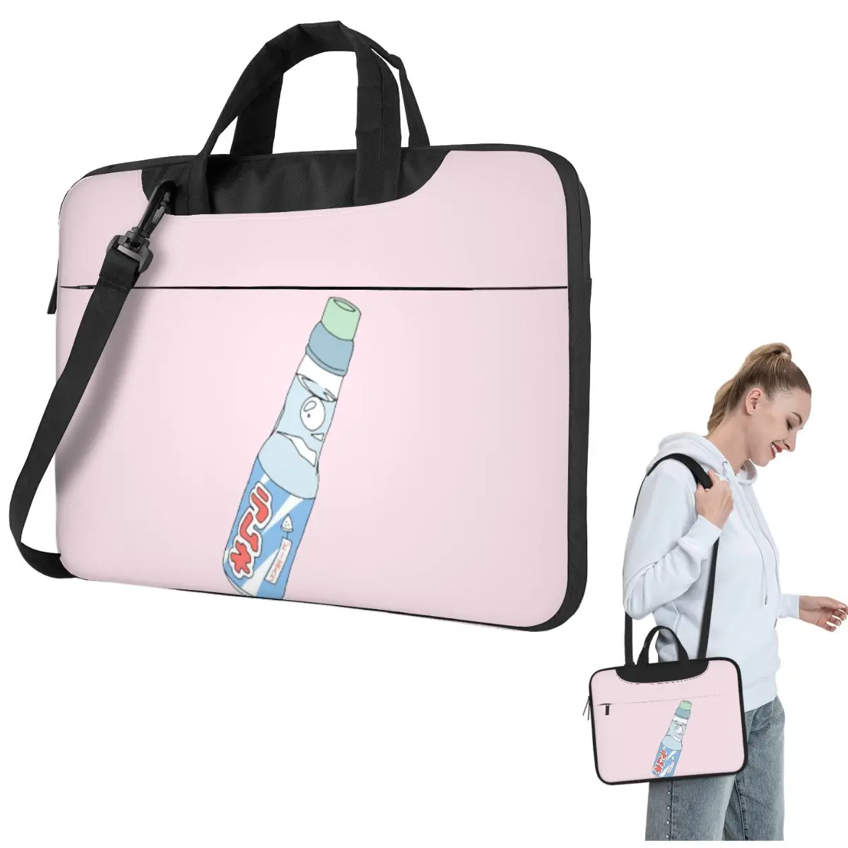 

Kawaii Soda Drink Crossbody Сумка для ноутбука Чехол Сумка для компьютера Устойчивая защитная сумка для ноутбука для Macbook Pro