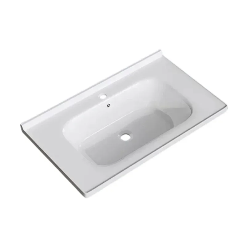 Bathroom wash basin, semi-recessed, Taichung face cabinet