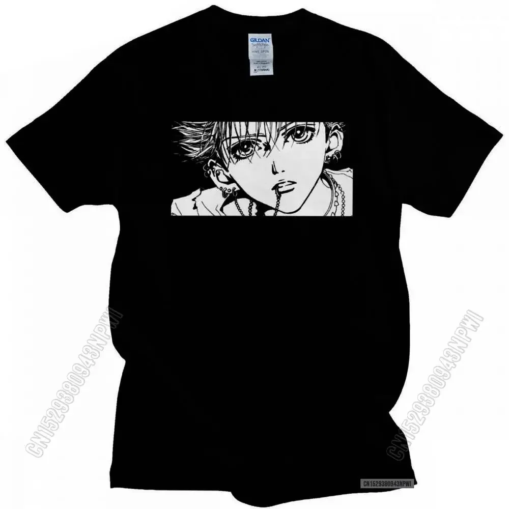 Trend ige Herren Nana Manga T-Shirt O-Ausschnitt Baumwolle Harajuku beliebte T-Shirt Freizeit Ren Honjo T-Shirts Anime T-Shirt Kleidung