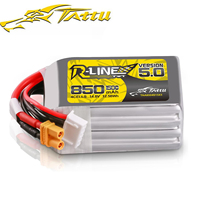 Tattu R-Line 5.0 850mAh 4S 150C 14.8V Lipo Battery with XT30U-F Plug