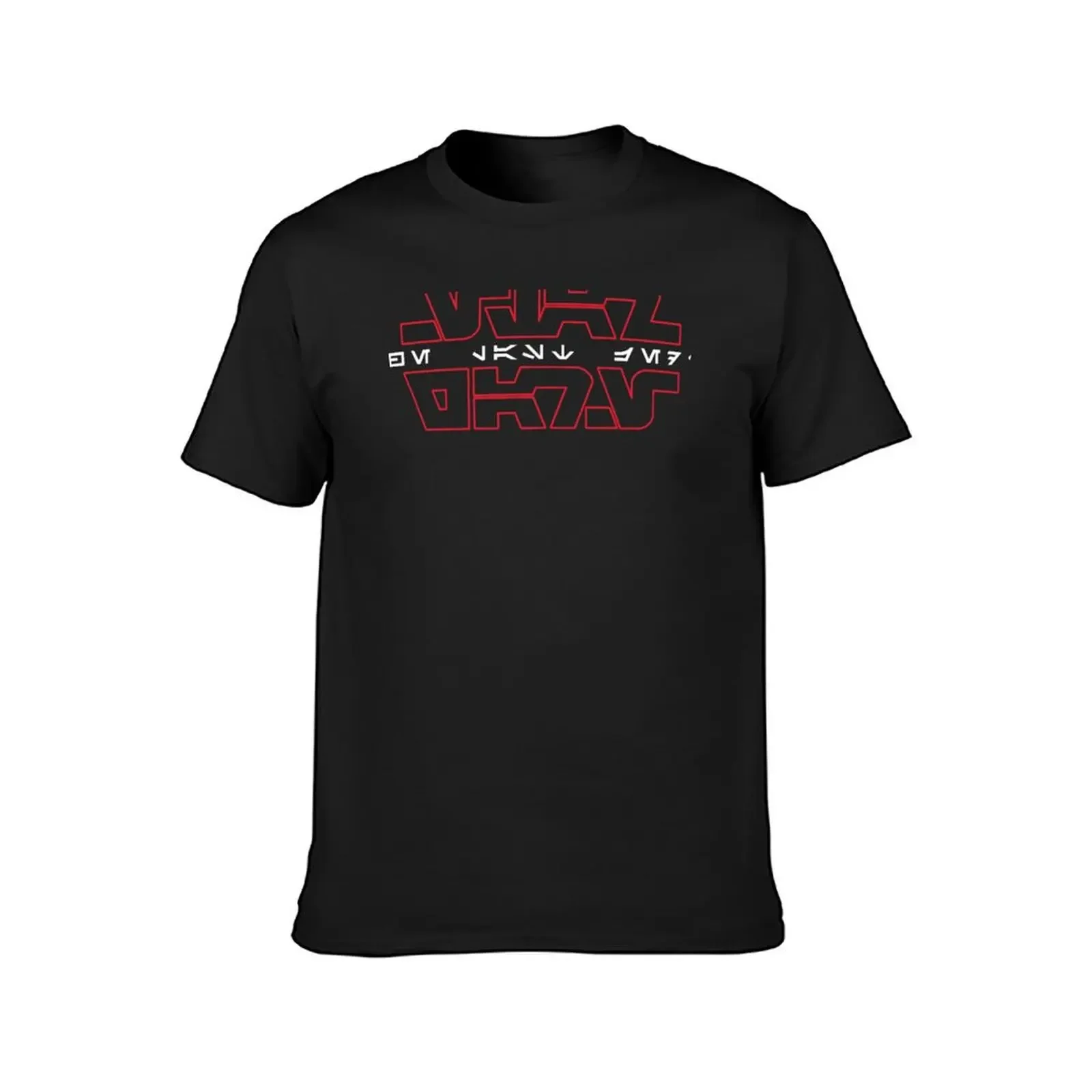 Aurebesh Ep VIII Logo T-Shirt vintage new edition Short sleeve tee blacks t shirts for men cotton