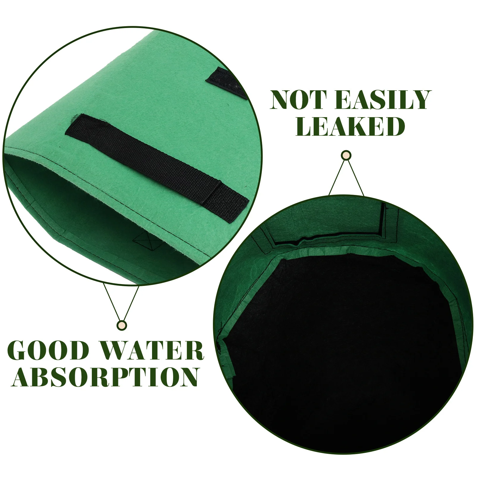 

Planting Bag Non-Woven Fabric Grow Bags For Vegetables Fruits Mushrooms Portable Nursery Pouch Potato Succulents Flowers