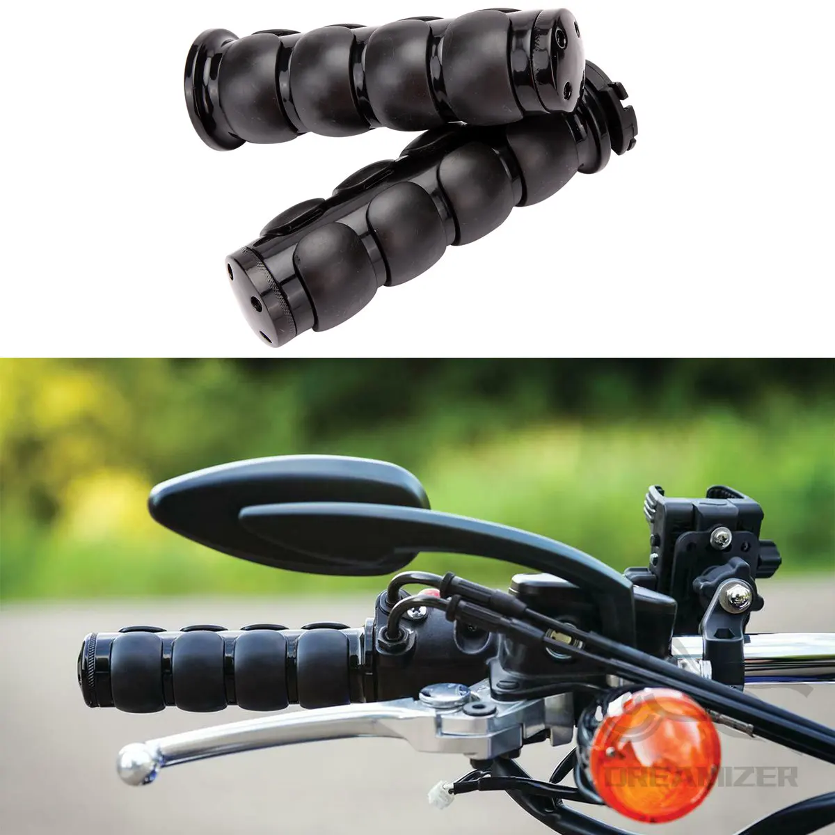 

1'' 25mm Motorcycle Handlebar Hand Grips for Harley Davidson Touring Sportster XL883 XL1200 Road King Electra Glide Softail Dyna