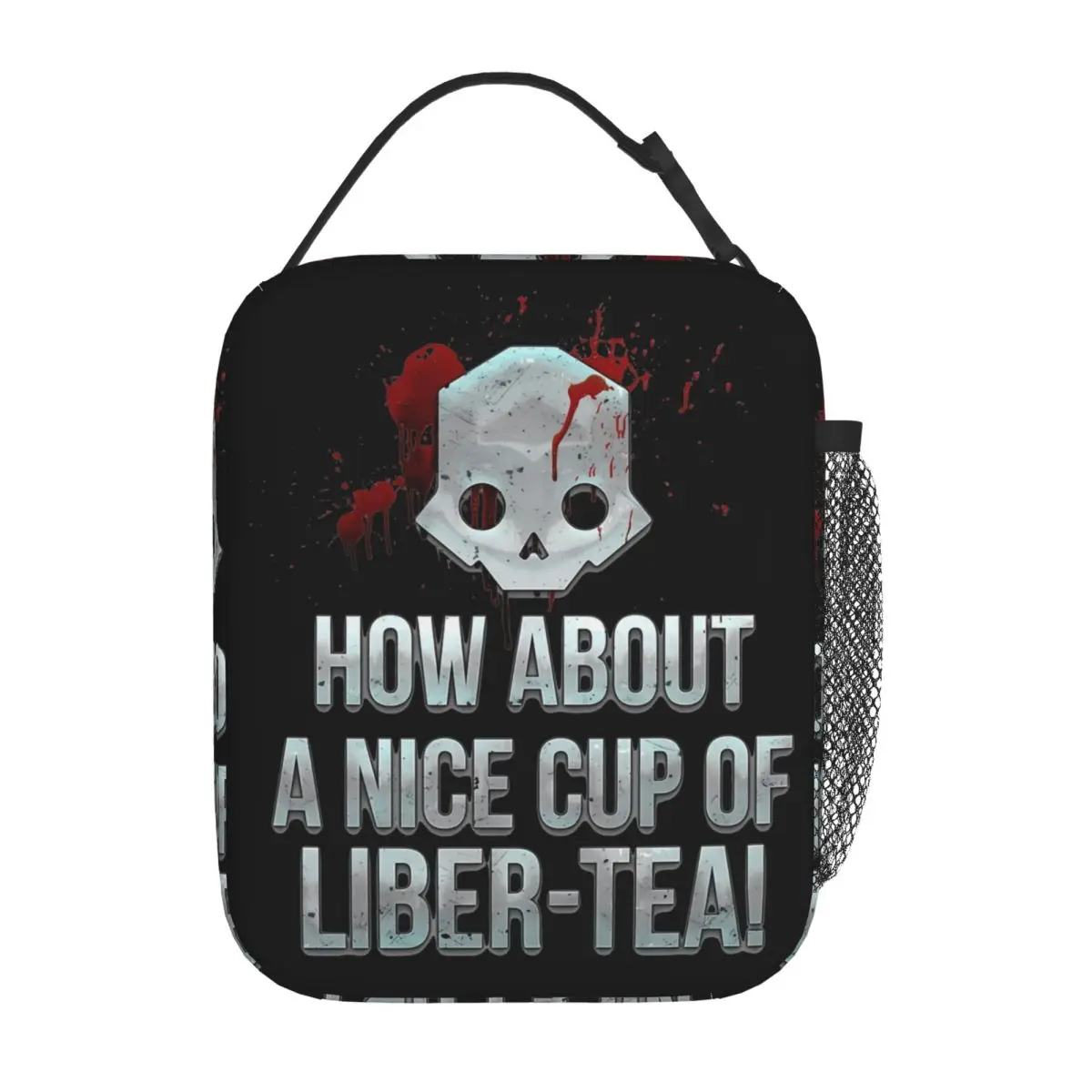 

H-Helldivers Liber-Tea Изолированные сумки для обеда Большая многоразовая сумка-холодильник Tote Ланч-бокс Офисная сумка для пикника Bento