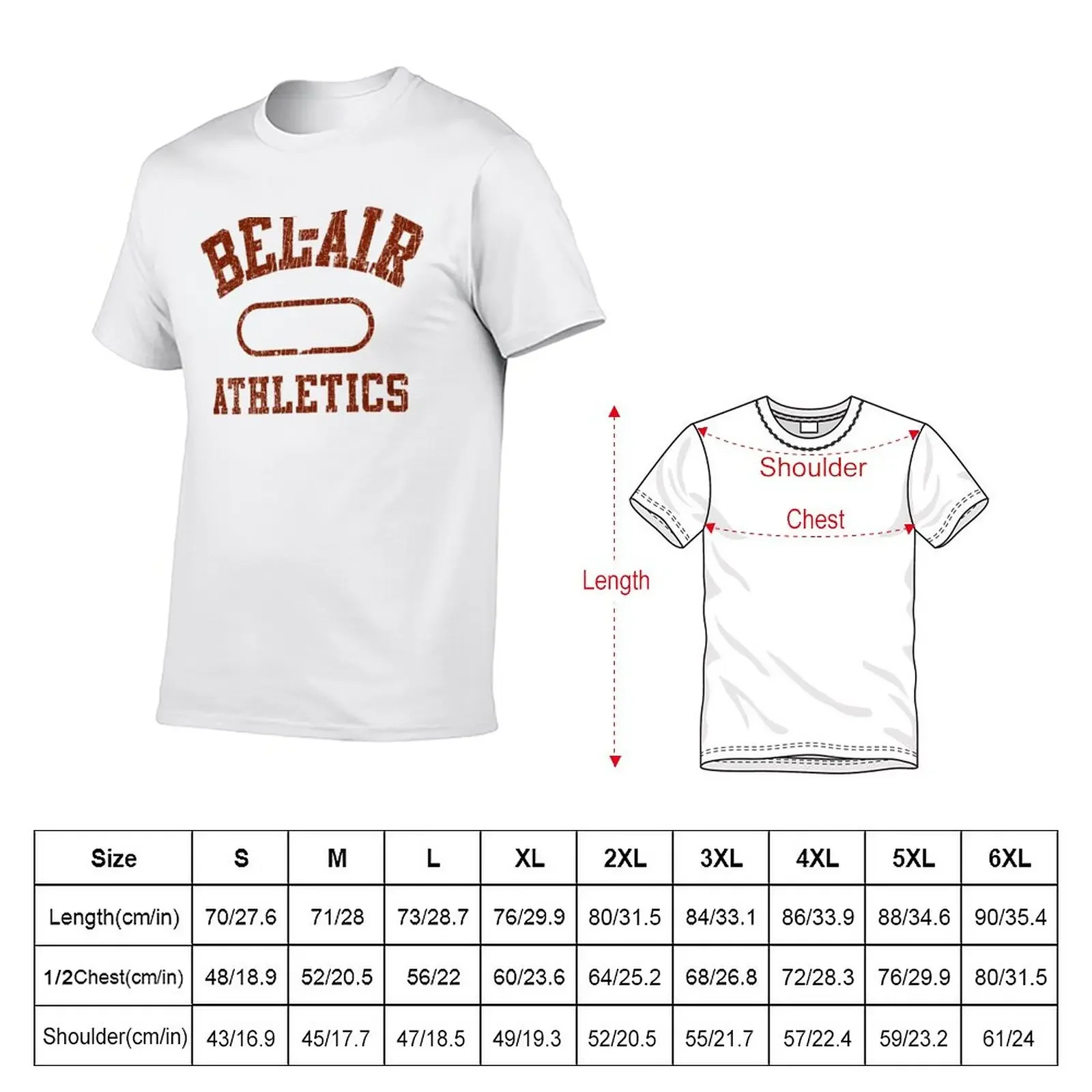 Bel-Air Athletics T-Shirt Short sleeve tee oversized Men's clothing