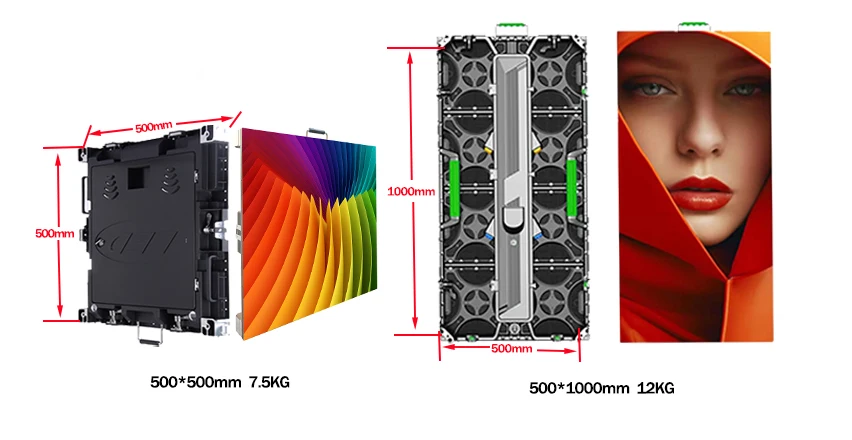 P3.91/P2.976/P2.604 LED-Mietdisplay für Innen- und Außenwerbung