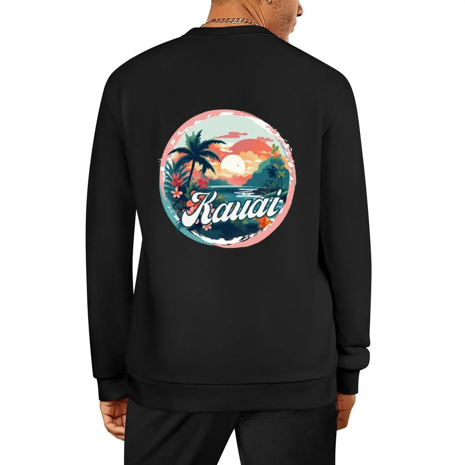 

Kauai Hawaii Sunset Pullover tracksuit clothes for men autumn jacket men men's winter sweater sweatshirt male