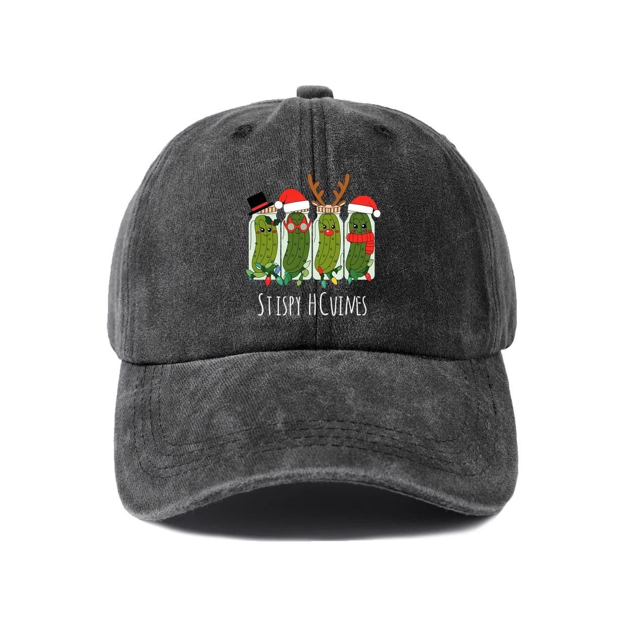 Expressive Slogan Graphic Baseball Cap, Vintage Washed Adjustable Unisex Dad Hat, Everyday Gift