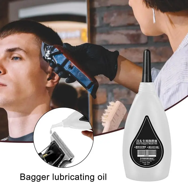 80ml Electric Clipper Shaver Maintenance Oil Lubricant Hair Trimmer Blade Oil Prevent Rusting Sewing Hair Salon Clipper Oil