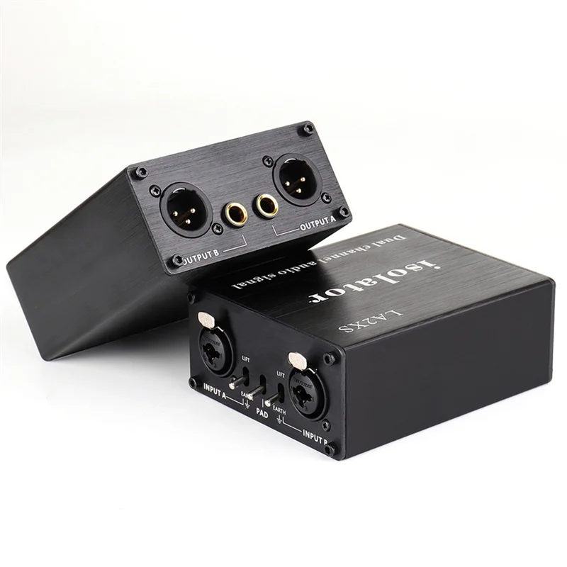 

Durable-Audio Isolator Dual-Channel Audio Isolator Noise Reduction Filter 6.5 XLR Mixer Audio Isolator