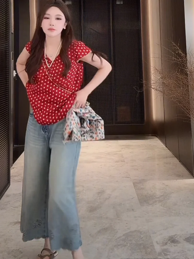 

Рекомендованные BaiXue: летние винтажные повседневные свободные джинсы с широкими штанинами, универсальные, удобные, синие