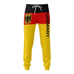 Mens Sweatpants Germany Flag Pants with Pockets Joggers Soccer Football Multifunction Sports Sweat With Drawstring