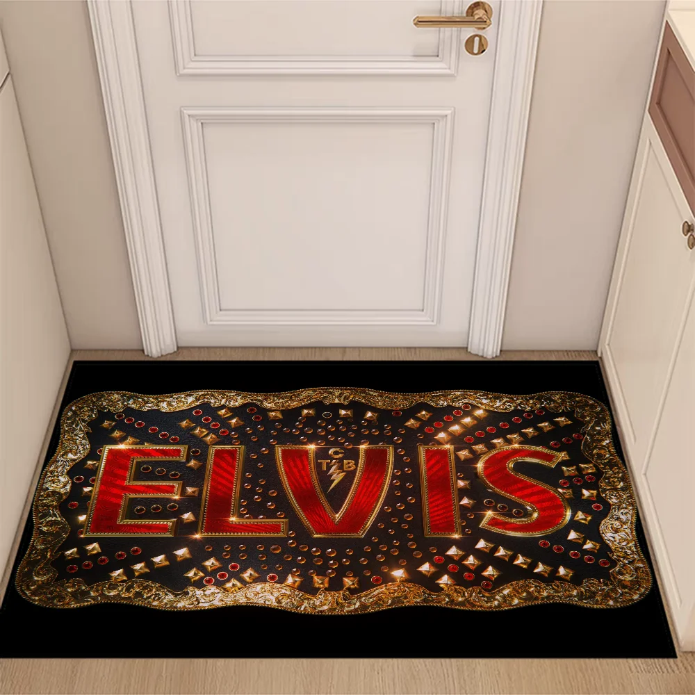 Elvis Bath Rug Mat Door Floor Mat for Hallway on the Floor Carpet in the Bedroom Mats Outdoor Doormat Entrance Door House Custom