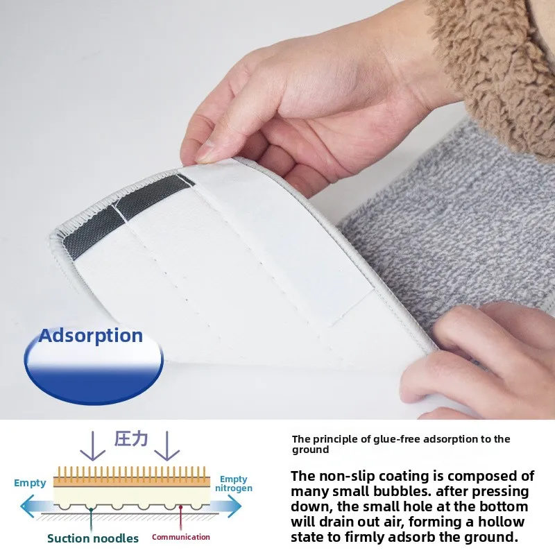 Extra starke rutschfeste PU-Pads – keine Rückstände, wiederverwendbare Greifer für Teppiche, Treppen, Sofas