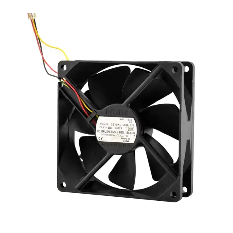 

NEW ORIGINAL 3610KL-05W-B19 24V 0.07A 9025 90*90*25mm 9cm COOLING FAN