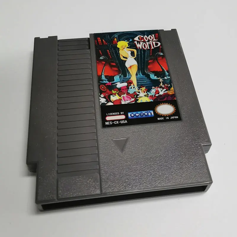 Cool World NES For PAL and USA Version Famicom Game Console - 8 Bit 72 Pin Vidoe Game Cartridge