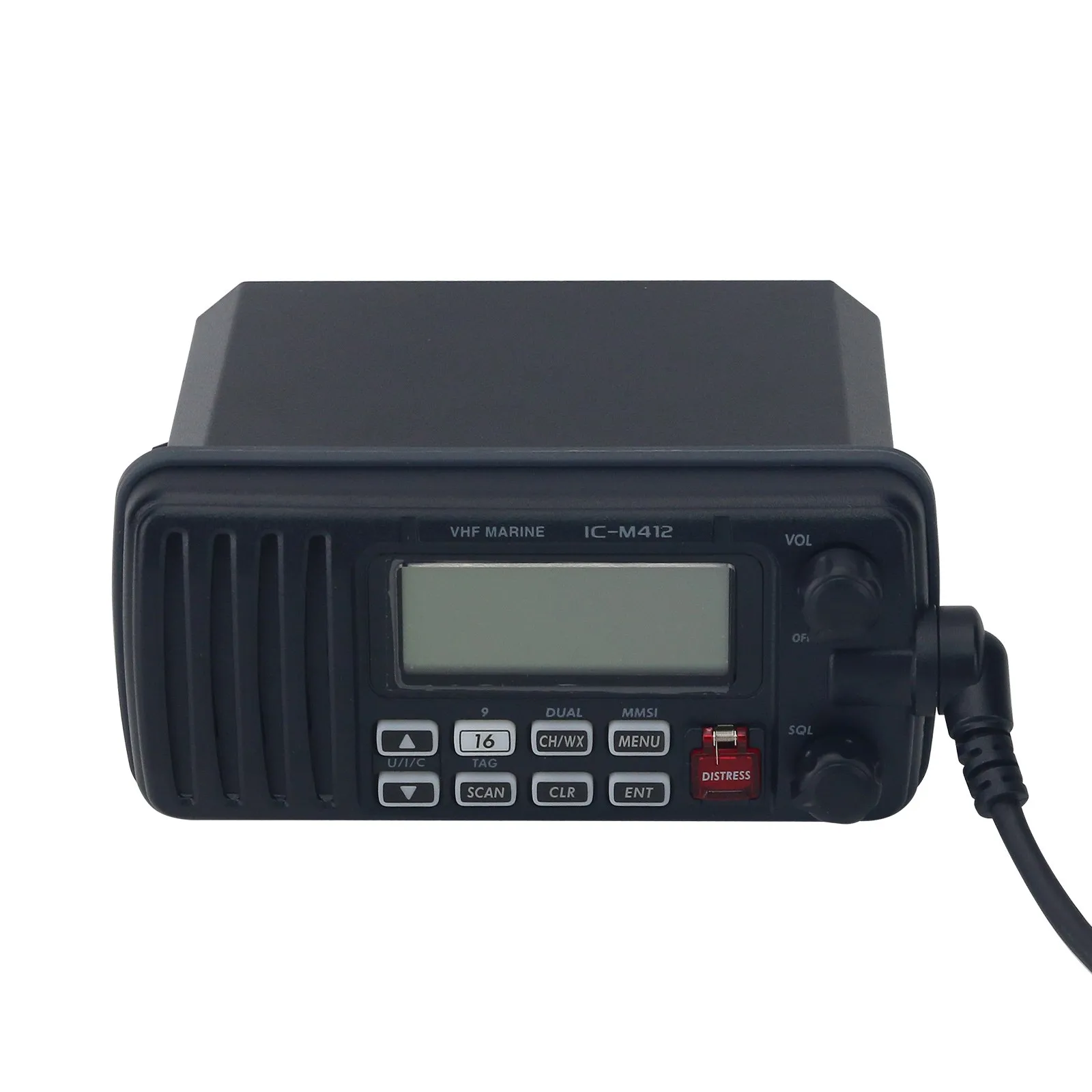IC-M412 25W جهاز الإرسال والاستقبال البحري VHF الثابت مع حماية غاطسة IPX7 ومنتج الاتصالات السلكية واللاسلكية بالميكروفون المحمول #3