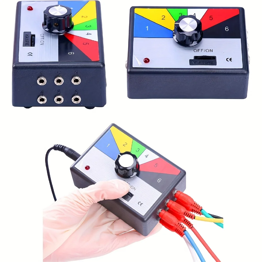 سماعة الطبيب الإلكترونية للسيارة، سماعة الطبيب ذات ستة قنوات، أداة ميكانيكا نطاق تشخيص الضوضاء للمحرك، عطل الضوضاء ميكانيكي ضياء #4