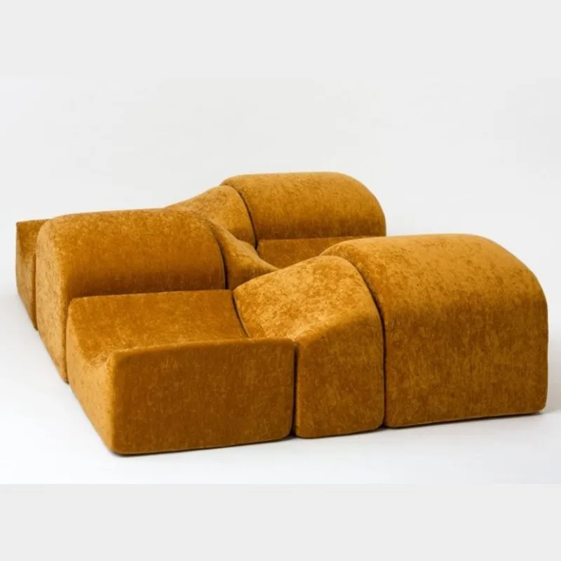 Compression sofa, sponge fabric modular free combination vacuum living room sofa