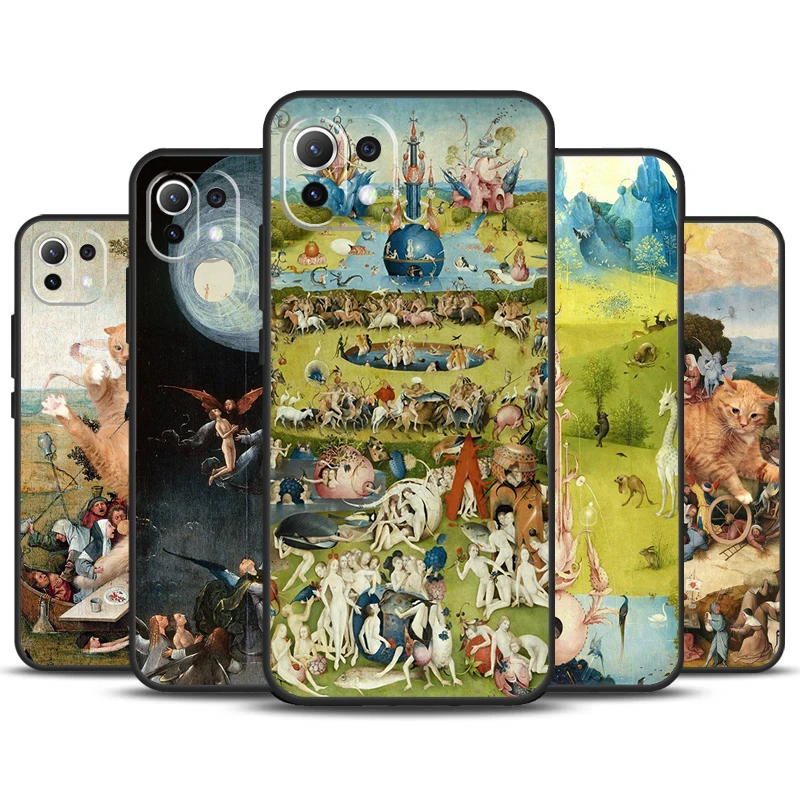 Hieronymus Bosch Art Painting Case For POCO X6 Pro M6 X3 X4 X5 F3 F5 M5s Xiaomi 13 14 Ultra 12 Lite 11T 12T 13T Pro Cover