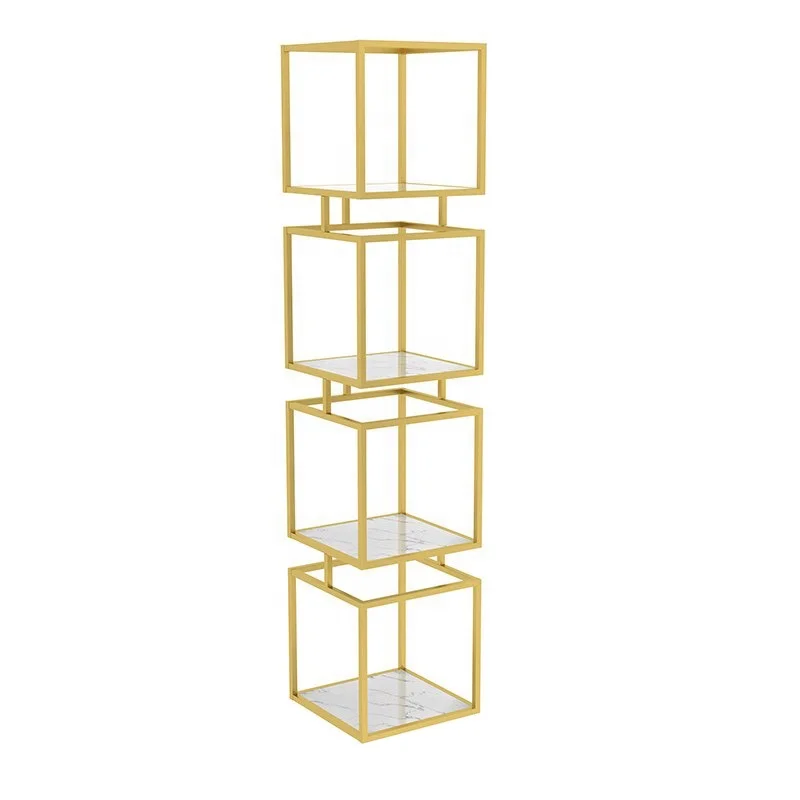 Customised. Modern 3 Tiers 4 Tiers Metal Frame Bag Display Racks Stainless Steel and MDF Shoe Shelf Commercial Shoes Racks S