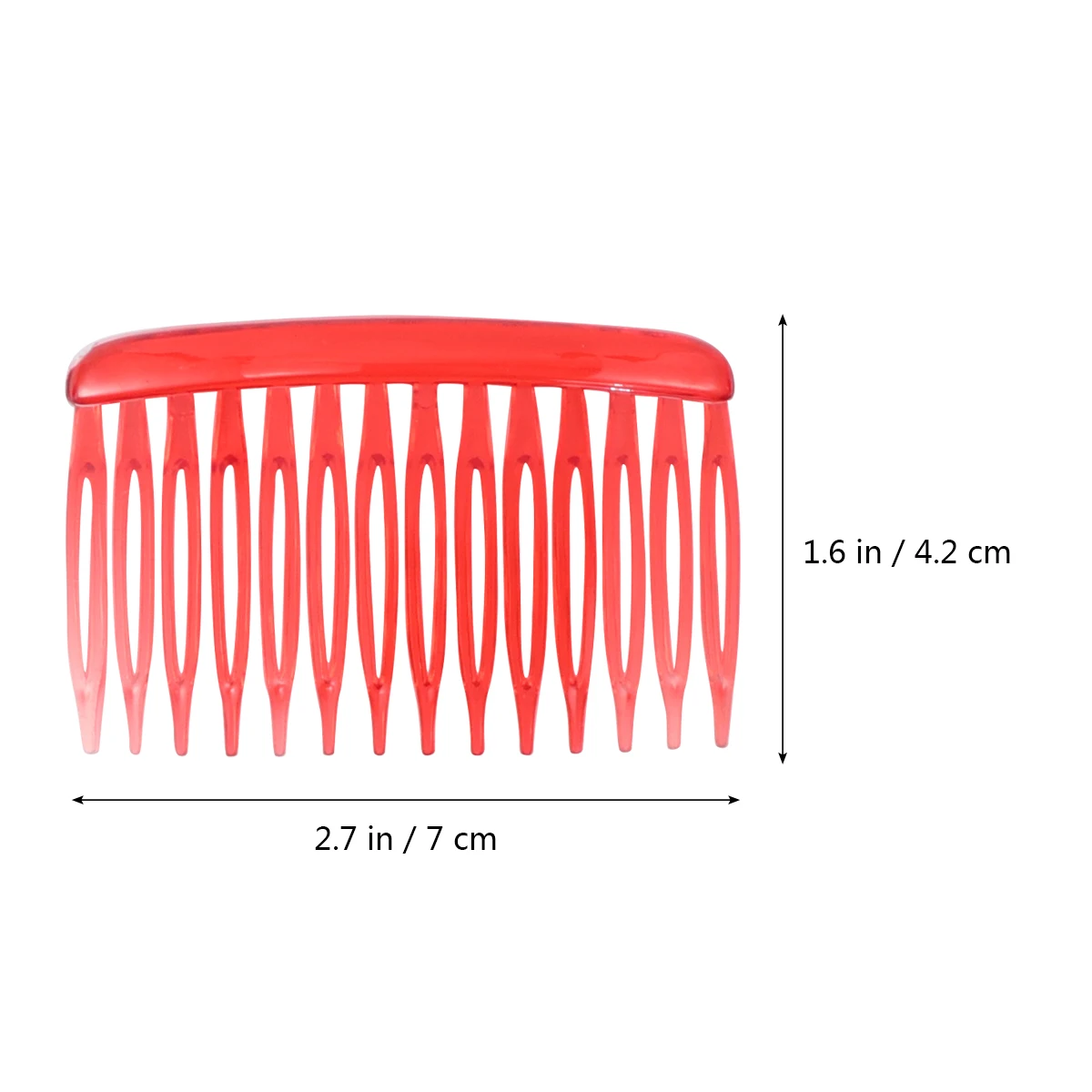 

12pcs Vintage Hair Combs Classic Side Hairpin For Women Daily Use Slide Hairclip Elegant Wave Comb (Random Color)