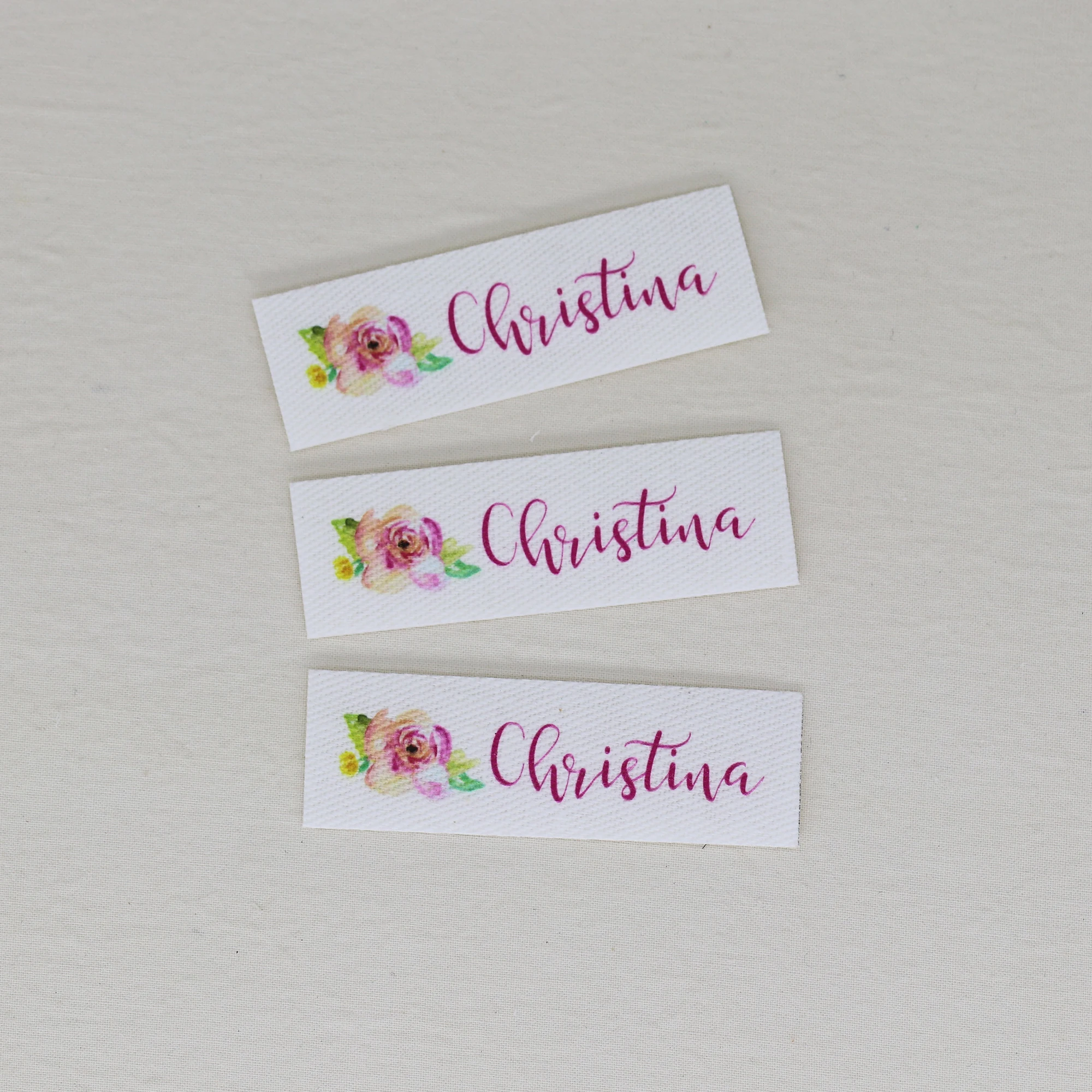 

120-компонентные гладильные этикетки на заказ, персонализированное имя, этикетки для одежды, бирки для ткани, фирменные этикетки, бирки ручной работы (YT335)