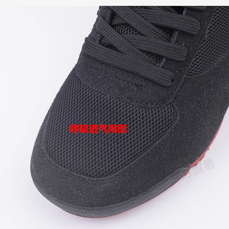 

Men's Professional Wrestling Shoes & Fitness Footwear Unisex Combat Sports Boxing & Wrestling Training Shoes