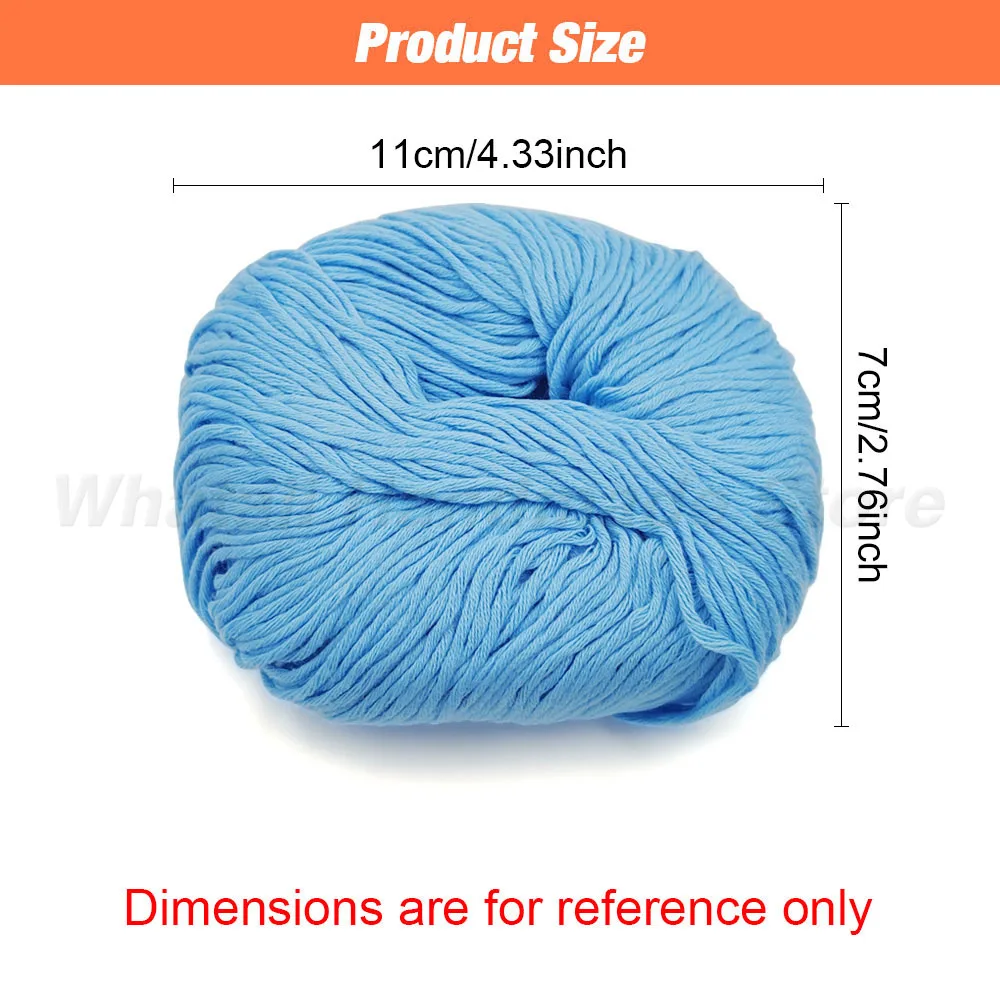 50G Soft Milk Cotton Knitting Yarn Thick Fiber Yarn Hand Knitting Wool Crochet Yarn For Diy Crochet Craft Sweater Hat Dolls