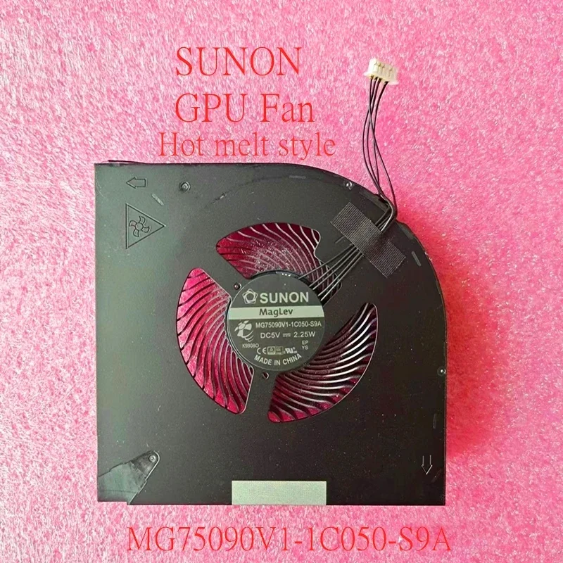 Imagem -04 - Original Laptop Cpu Ventilador de Refrigeração Gpu para Lenovo Thinkpad P53 Mg75090v11c050-s9a Nd75c28-19c02 Nd65c13 Dc5v Novo