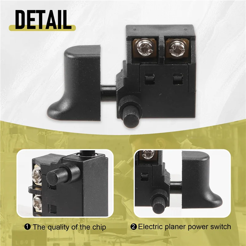 

A45M-2Pcs Electric Drill Electric Planer Power Supply Switch For N1900B 9218SB 9218PB 9035 CM4SB CM4SB2 4100NH