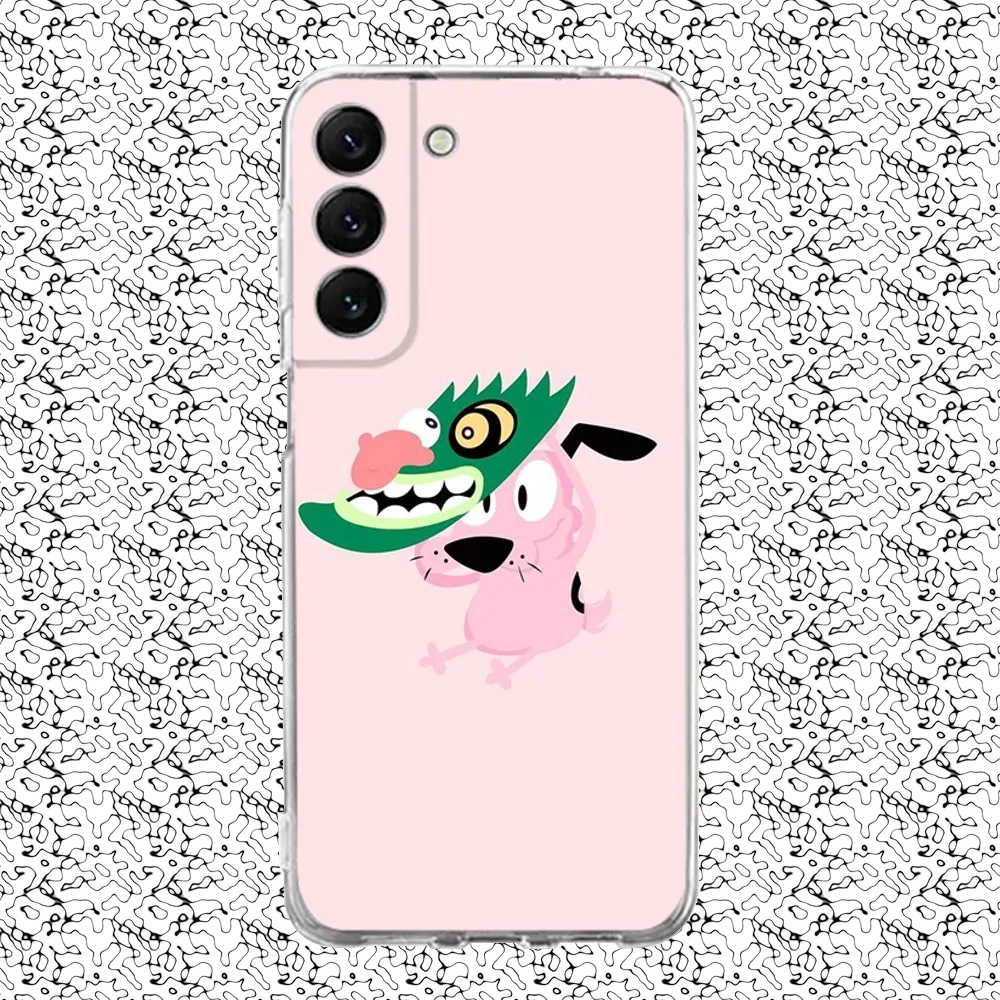 Cute C-Courages Phone Case Silicone For Samsung S30,S23,21,22,20 Ultra,S20 FE lite,S10,9,PIus Note20ultra Cover Clear