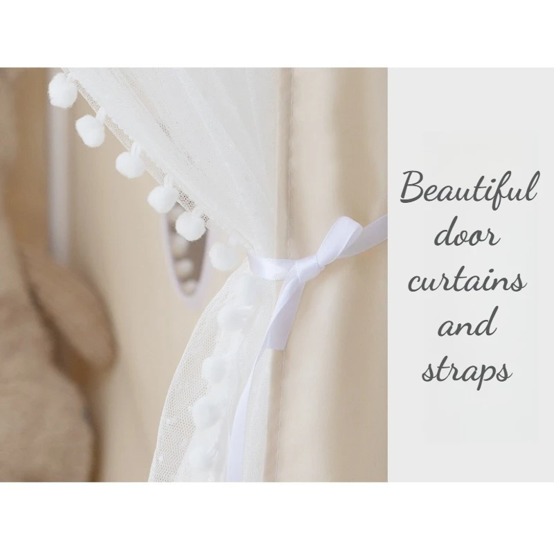 حالمة الفتيات لعبة خيمة داخلي في الهواء الطلق الأطفال منازل صغيرة لعبة فتاة بيت الدمية لينة ديكور المنزل لعب خيمة مسرح الأميرة