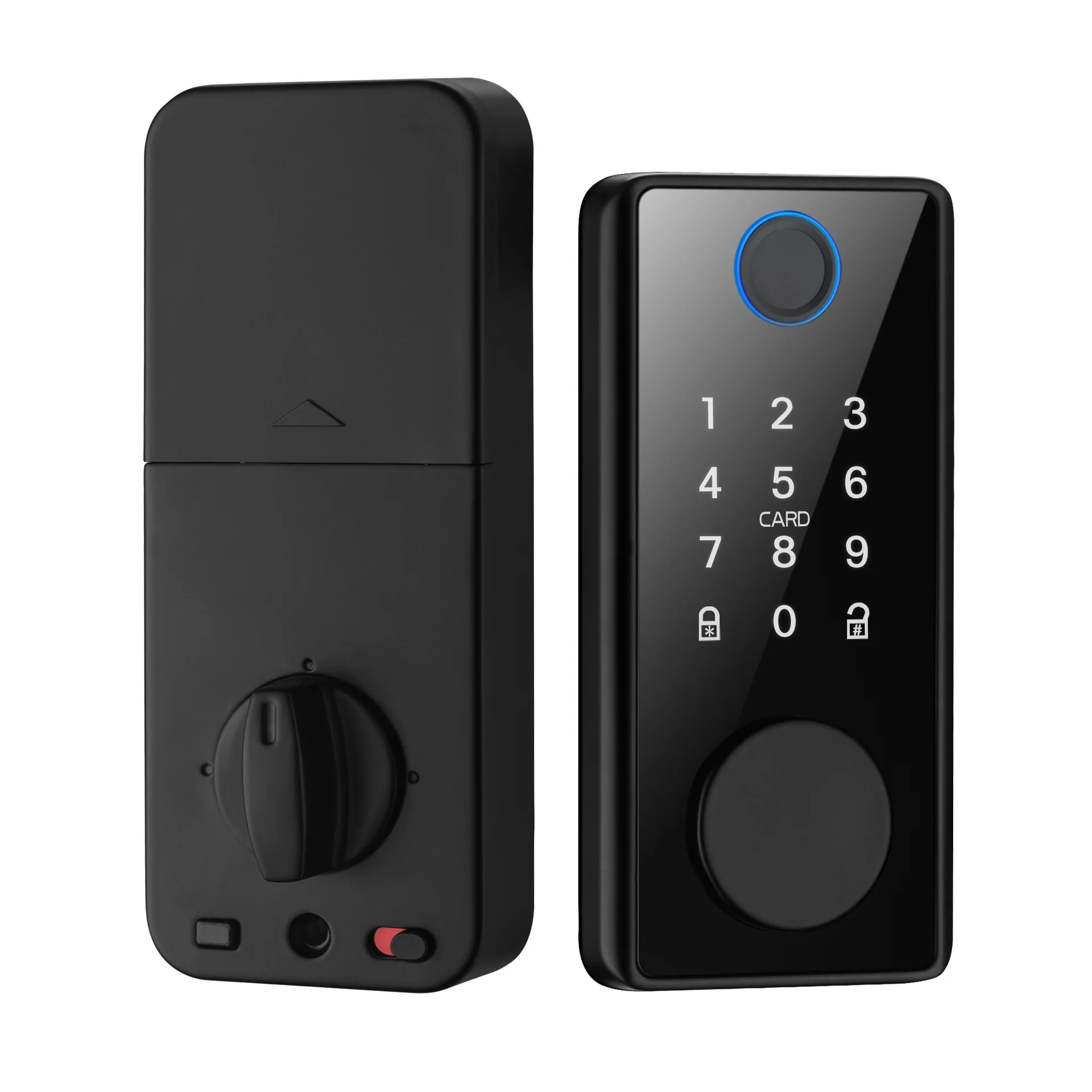 

Fully automatic American standard dead lock password IC card locked warehouse office wooden door anti-theft smart fingerprint lo