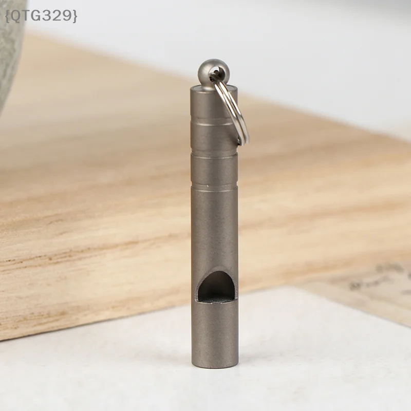 

Outdoor Safety&Emergency Tool Pure Titanium Whistle|Loud Signal,Portable with Cord for Survival,Camping,Hiking,Exploring,Sports