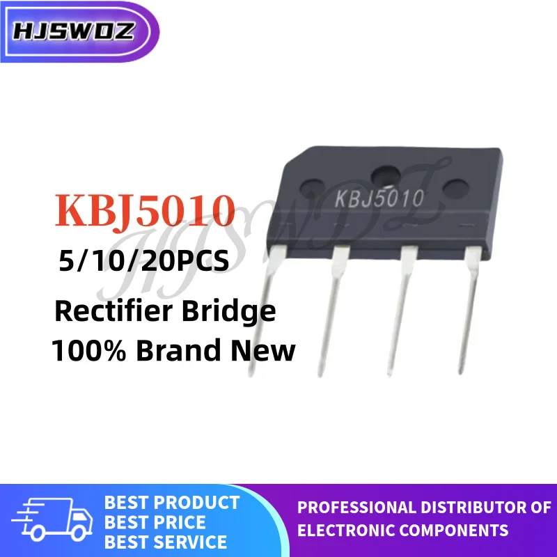 5-20PCS KBJ5010 KBJ 5010 J5010 Bridge Rectifier Rectifier bridge stack Brand New In Stock