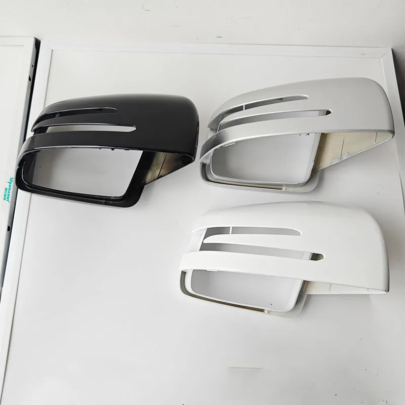 1pc White/Black Side Mirror Cover Cap for Mercedes Benz W164 GL W166 M R W251 2010-2015 GLE GLS 2016 2019 W461 W463  V251 X166