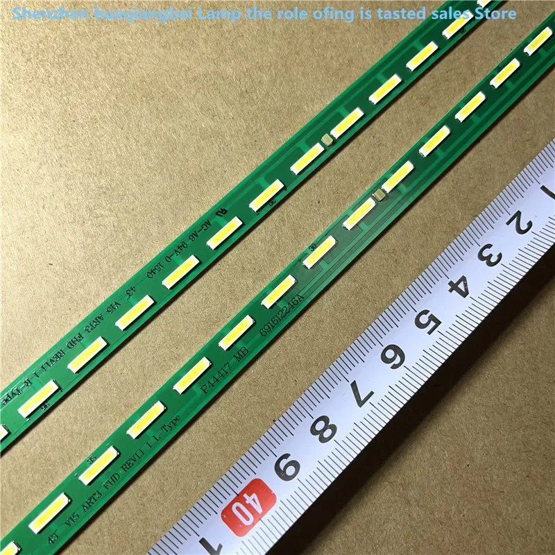 LED strip for LG 43LF6350 43LF5700 43UF6750 43UF6800 43LF630V 6922L-0145A 6916L2189A 6916L2188A 43LX341C 468MM 39LED 3V L+R