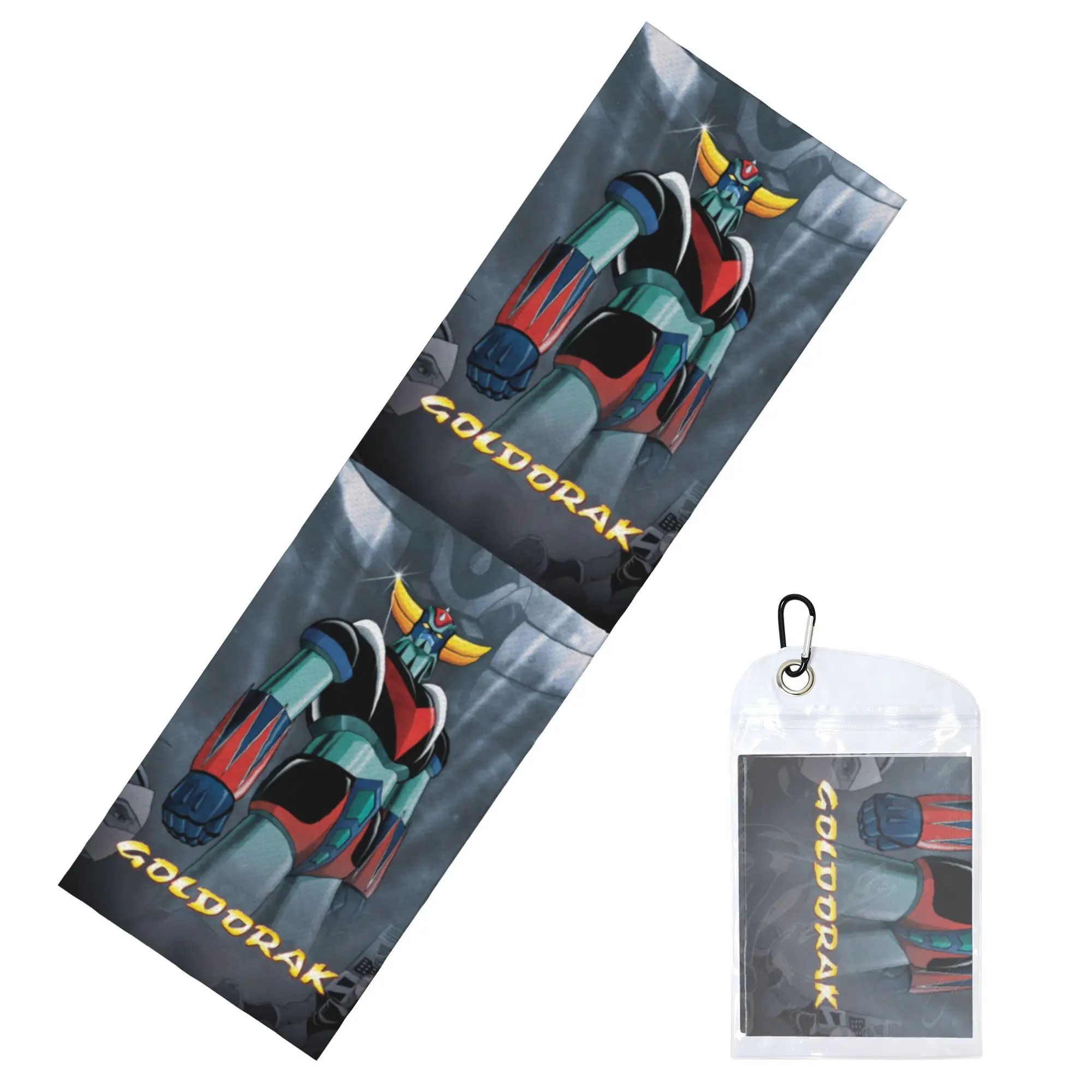 Goldorak Grendizer Cold Exercise Towel Anime UFO Robot Goldrake Yoga And Fitness Running Outdoor Activities Travelling Towels