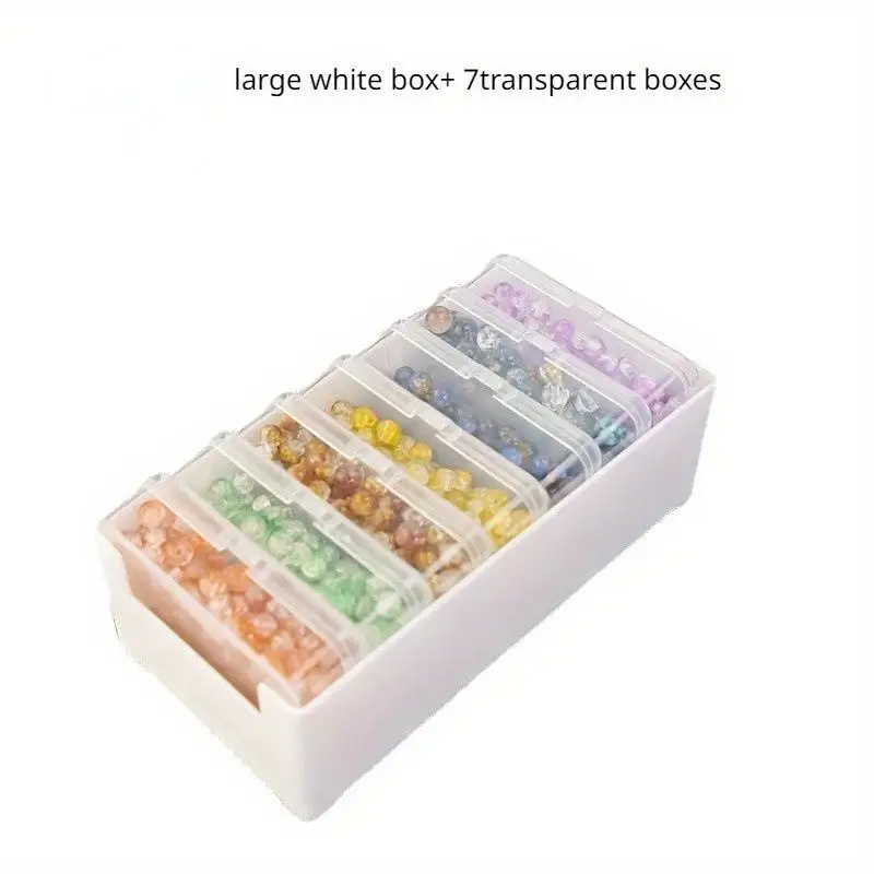 4/8pcs Premium Desk Cable Organizer Boxes Durable Transparent Plastic Cord Winder Cases for Space Saving Charging Cable Storage