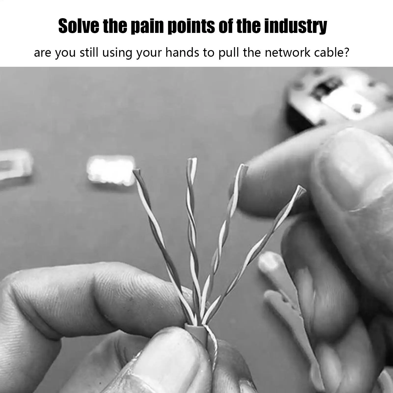 For  Computer Phone Telephone Cable Cable Wire Stripper Ethernet Wire Stripping Tool Pliers Portable Anti-Slip Punch Down Cutter