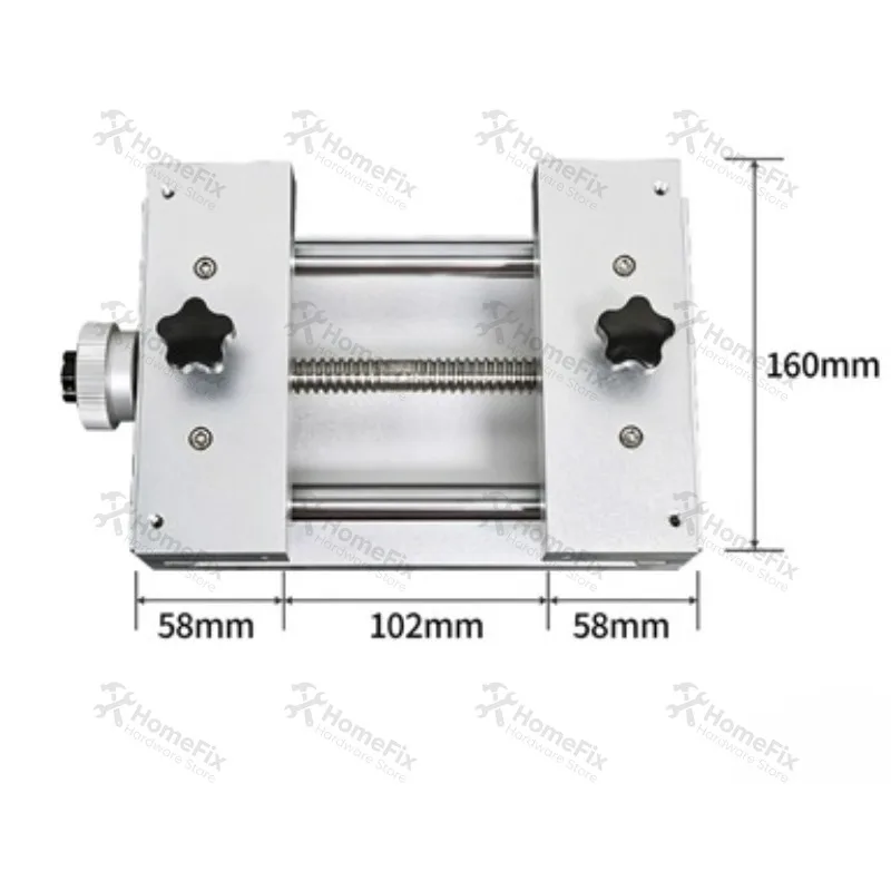 Thin Foil Clamp Holder Table, Horizontal Stretching Fixture for Gold Silver Metal Ceramic Sheet Workholding