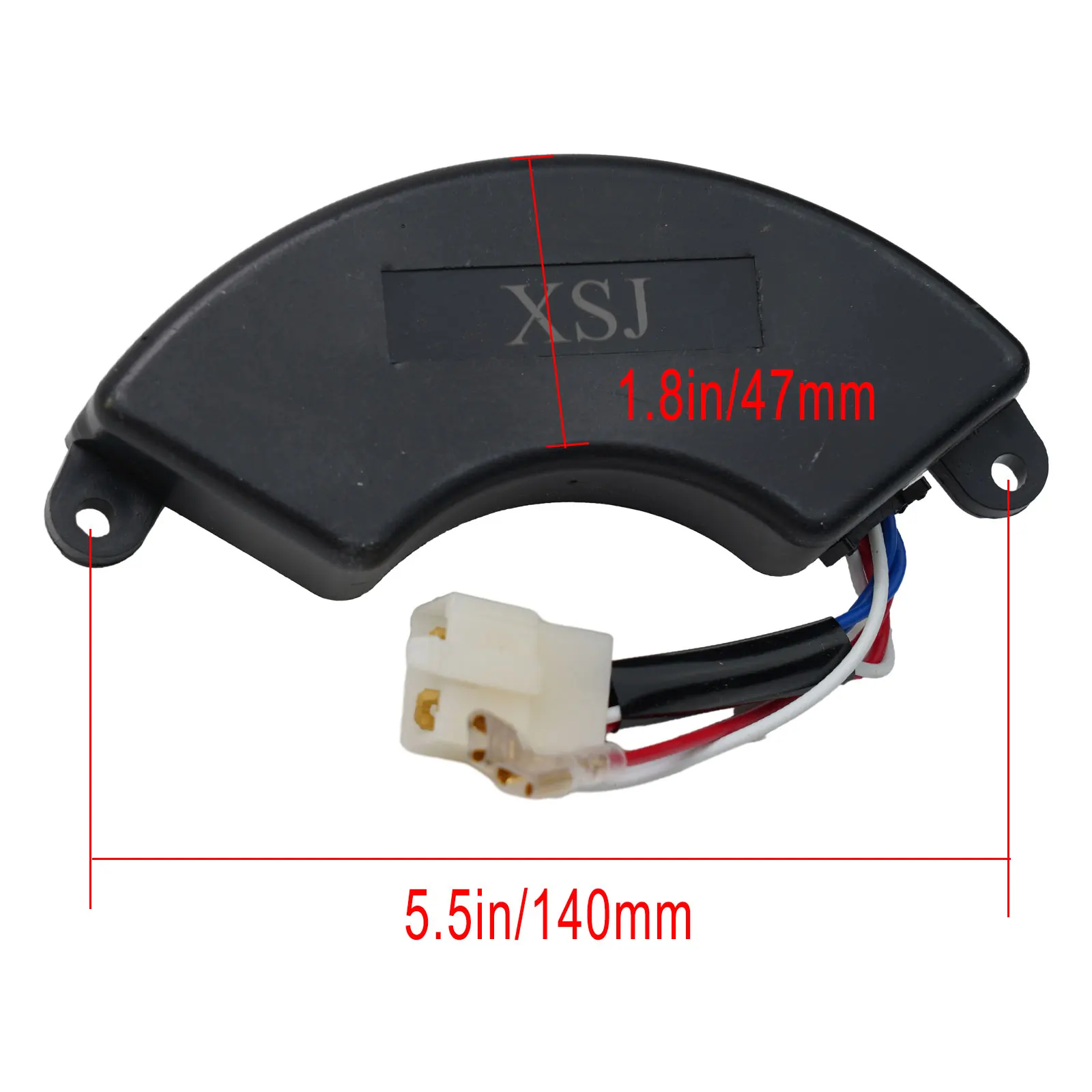 Generator Voltage Regulator, Compatible with 5KW 8 5KW Models, Stable Output, Guards Against Fluctuations Black