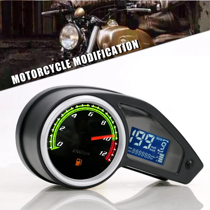 For Honda Offroad XR150 XR-150L XL150 CG150 GY200 Enduro 250 RPM Odometer Motocross Speedometer Meter Gauge Dirt Bike