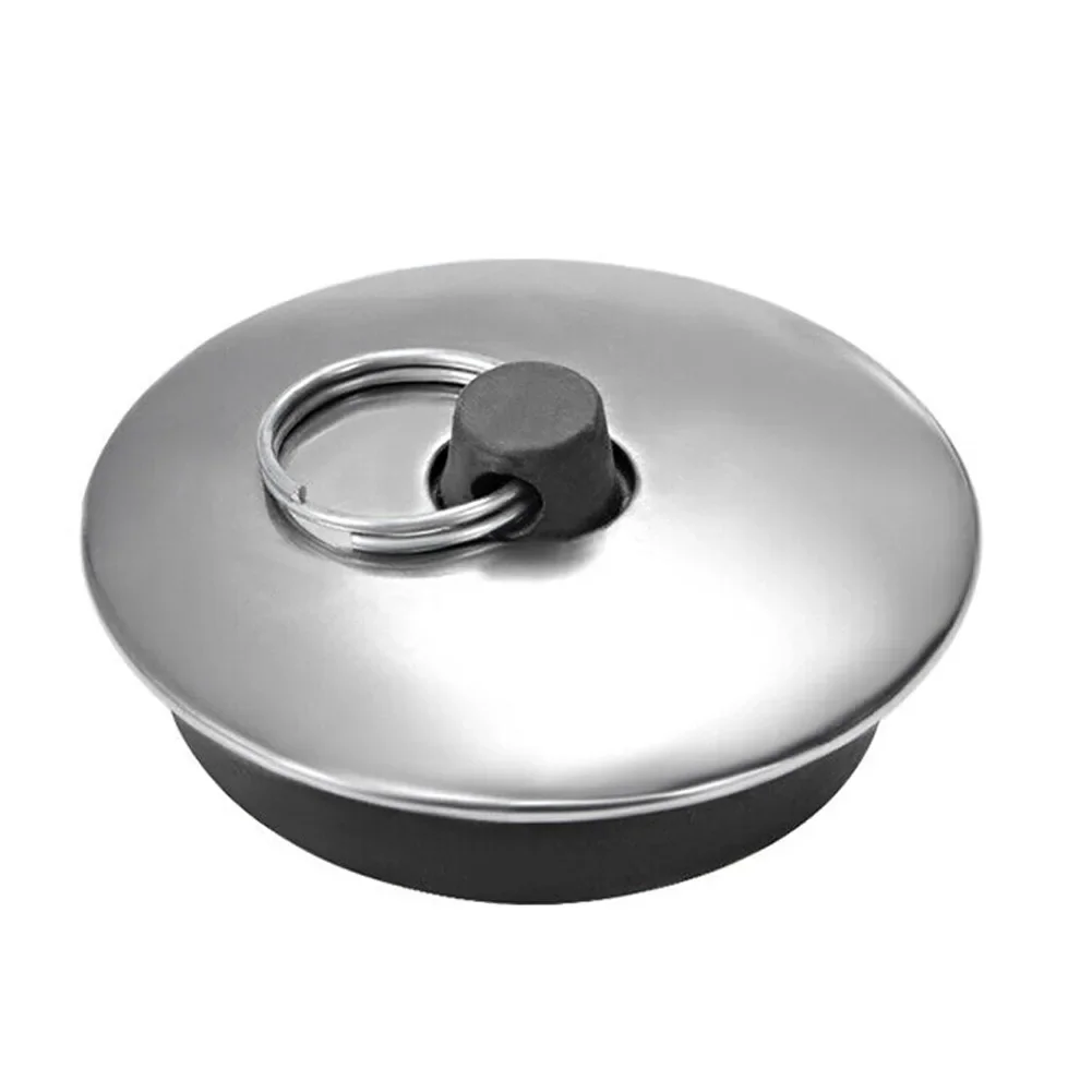 1PC 40mm Rubber Sink Plug Drain Stopper Kitchen Bathroom Accessory Drains Bathtubs Laundry Sinks Leakage-proof Plug