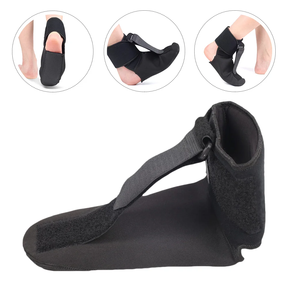 

1pc Drop Fixation Strap Adjustable Foot Droop Corrector Tiptoe Support Belt Breathable Foot Orthotic Support For Plantar