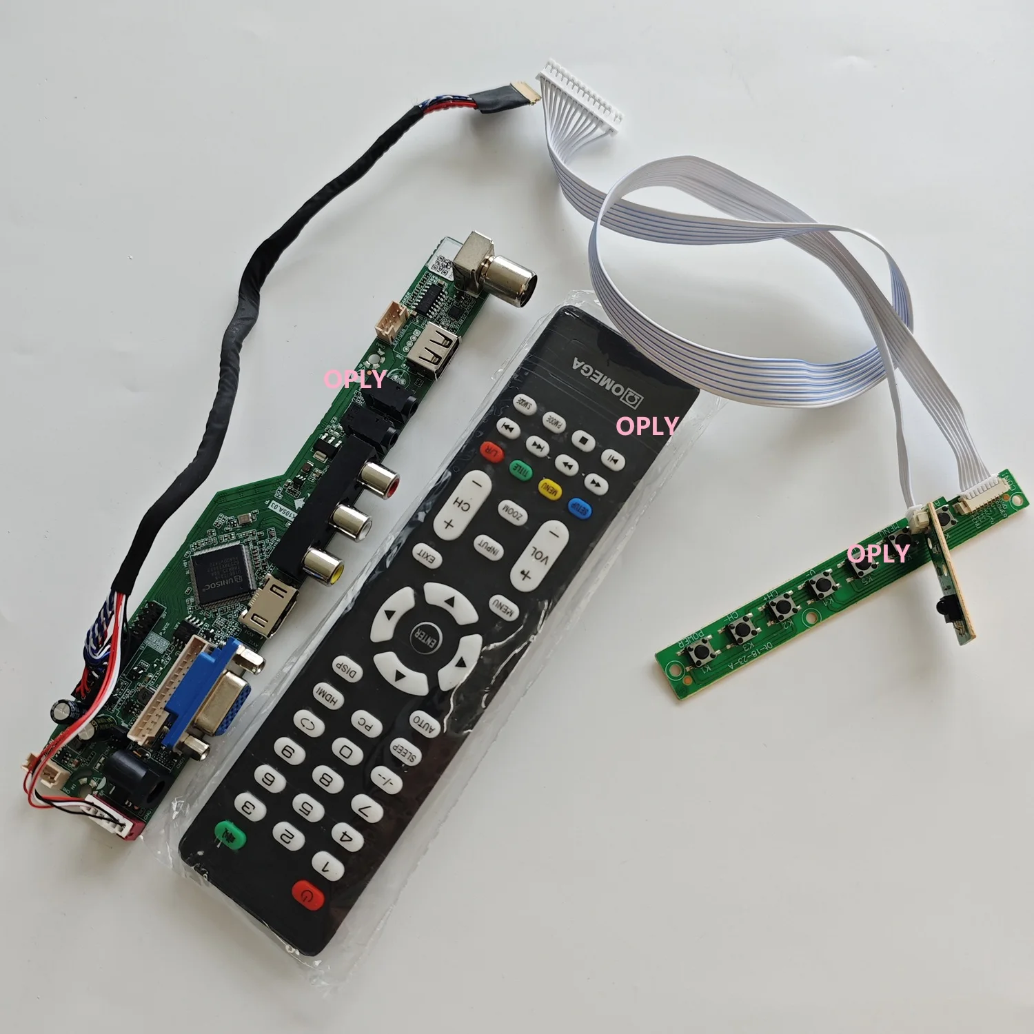 TV Controller board kit for BT140GW01 V5/V4/V2/V9/V1 BT140GW01 1366X768 14