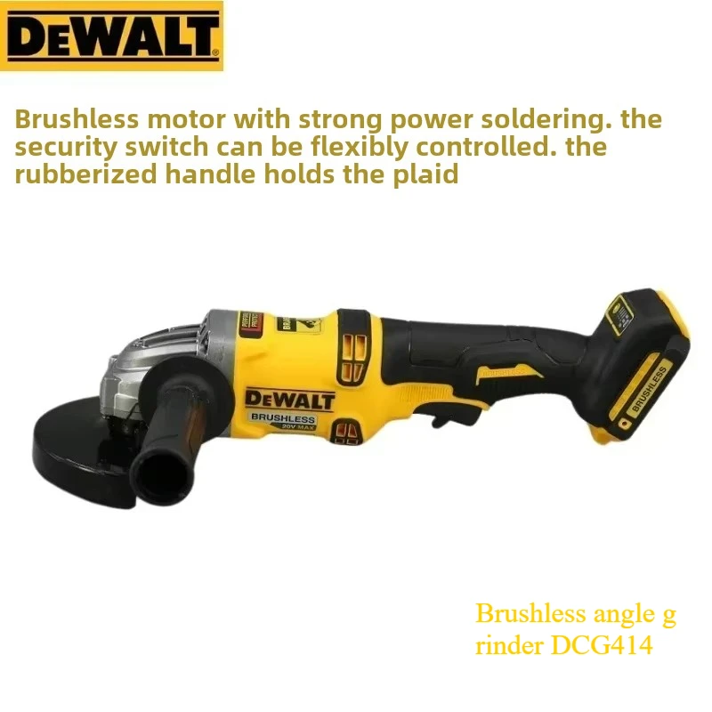 Dewalt Brushess Elcetric Angle Grinder 125/100mm Cutting Machine Polisher Household Power Tools Fit for Dewalt 20V Battery